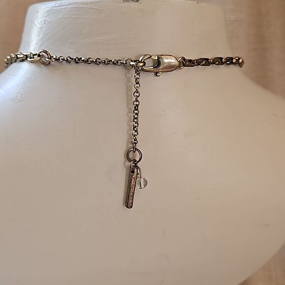 Kenneth Cole Double Strand Green Cut Glass Cluster Bead Necklace - Gold - Picture 6 of 10